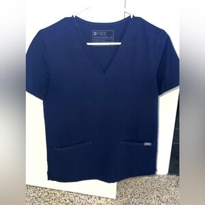 Figs Technical Collection Top in Deep Blue